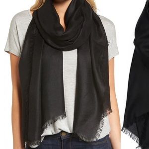 Treasure & Bond Women Black Scarf